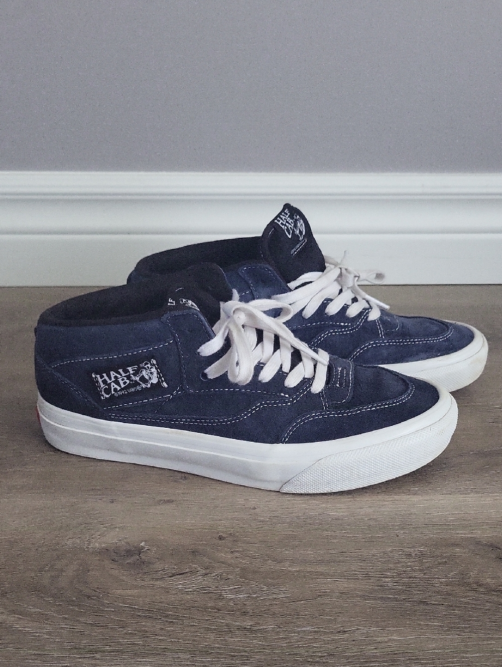 Vans Skate Half Cab Navy Suede Unisex-Women’s 8.5/Men's 7